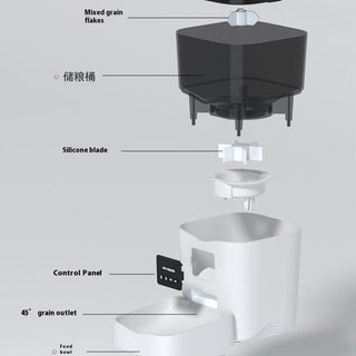 Cat Food Automatic Timing Feeder Video Interactive Pet Cat Feeder